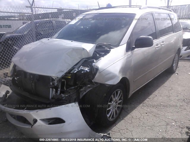 5TDZK23C17S039481 - 2007 TOYOTA SIENNA CE/LE BEIGE photo 2