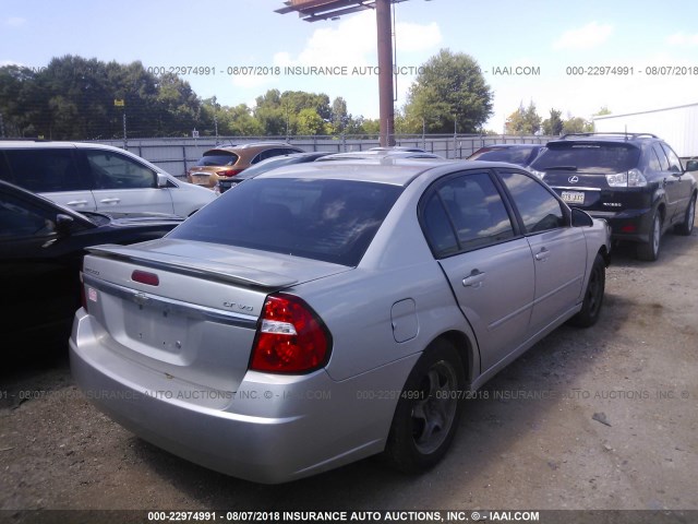 1G1ZT58NX8F143177 - 2008 CHEVROLET MALIBU LT/CLASSIC Silber Foto 4
