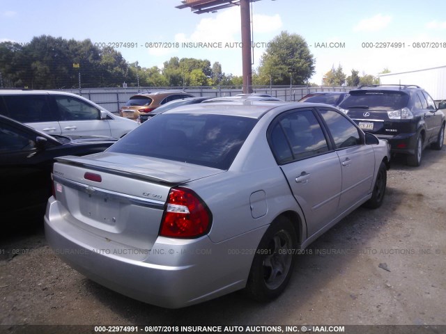 1G1ZT58NX8F143177 - 2008 CHEVROLET MALIBU LT/CLASSIC SILVER photo 4