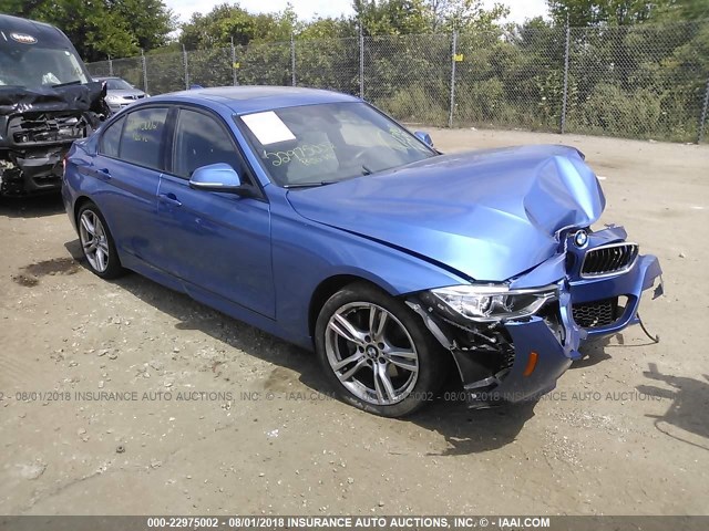 WBA3B9G53DNP39687 - 2013 BMW 335 XI BLUE photo 1