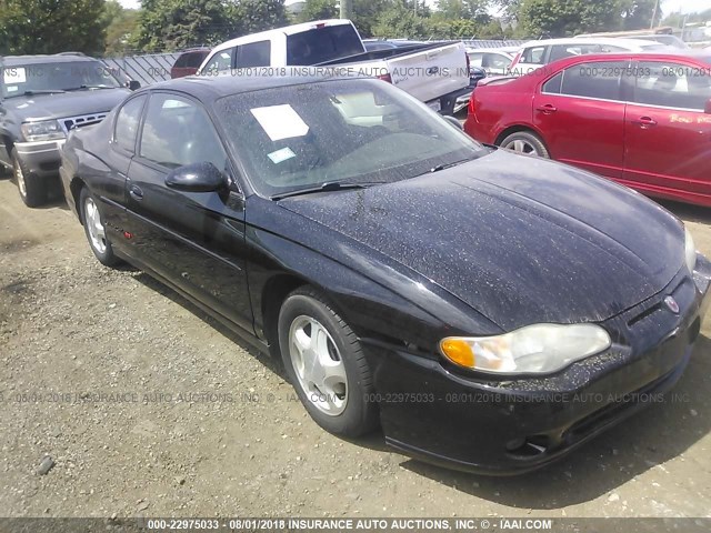 2G1WX12K539195624 - 2003 CHEVROLET MONTE CARLO SS შავი ფოტო 1
