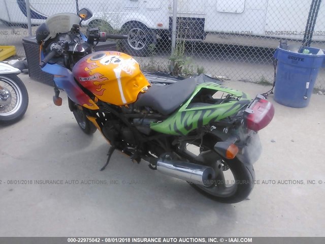 JKAEXVD127A103565 - 2007 KAWASAKI EX500 D ORANGE photo 3