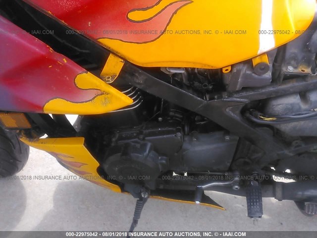 JKAEXVD127A103565 - 2007 KAWASAKI EX500 D ORANGE photo 9