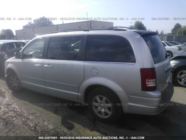 2A8HR54P58R819982 - 2008 CHRYSLER TOWN & COUNTRY TOURING SILVER photo 3