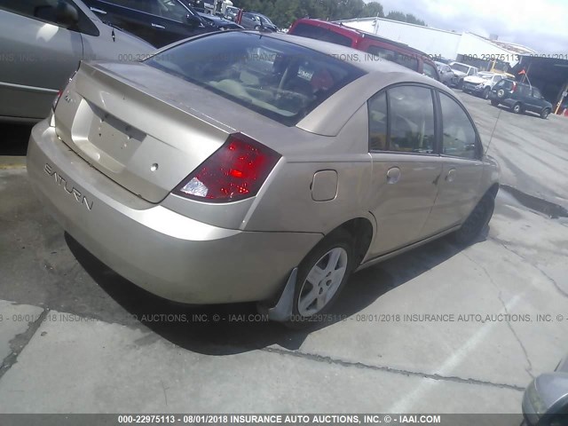 1G8AJ55F76Z155896 - 2006 SATURN ION LEVEL 2 金色 照片 4