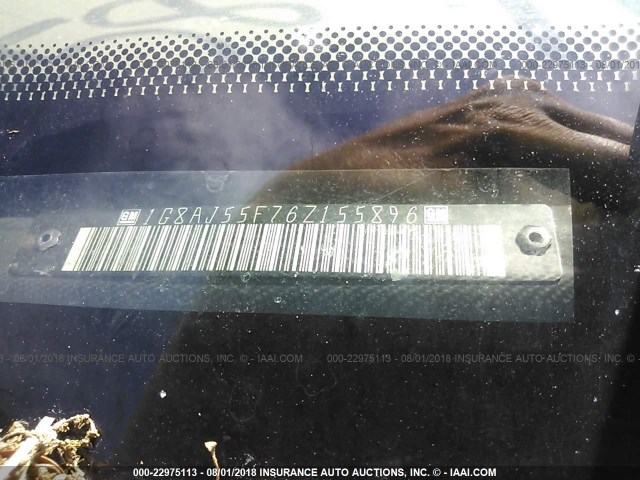 1G8AJ55F76Z155896 - 2006 SATURN ION LEVEL 2 金色 照片 9