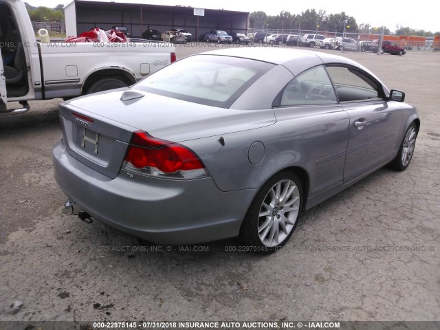 YV1MC682X7J022720 - 2007 VOLVO C70 T5 GRAY photo 4