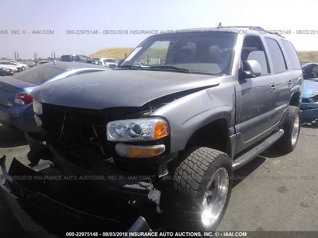 1GKEK63U16J102769 - 2006 GMC YUKON DENALI GRAY photo 2