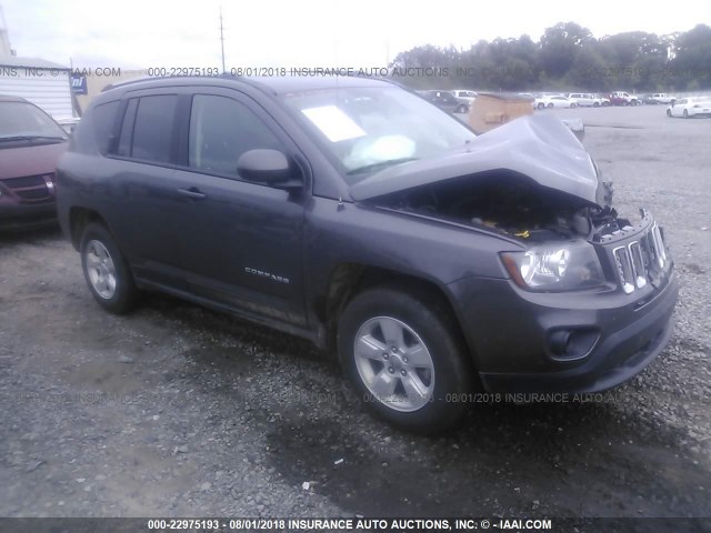 1C4NJCEA8HD147726 - 2017 JEEP COMPASS LATITUDE 灰色 照片 1