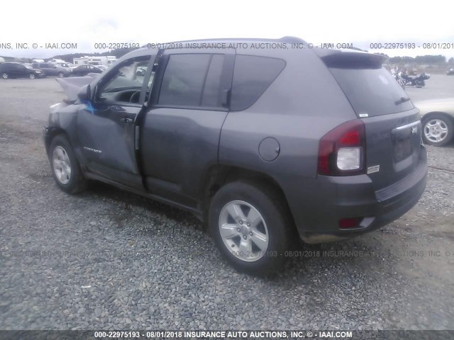 1C4NJCEA8HD147726 - 2017 JEEP COMPASS LATITUDE 灰色 照片 3