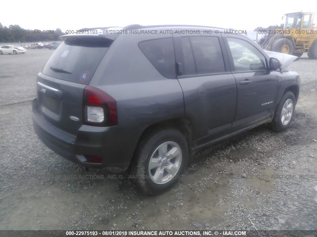 1C4NJCEA8HD147726 - 2017 JEEP COMPASS LATITUDE 灰色 照片 4