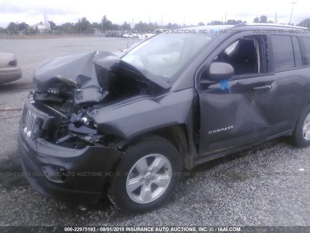 1C4NJCEA8HD147726 - 2017 JEEP COMPASS LATITUDE 灰色 照片 6