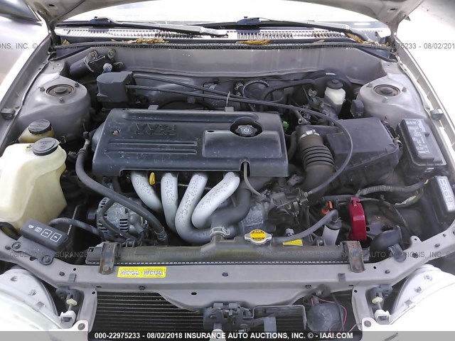 2T1BR12E0YC348329 - 2000 TOYOTA COROLLA VE/CE/LE TAN photo 10