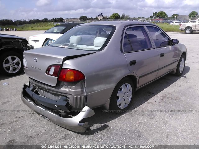 2T1BR12E0YC348329 - 2000 TOYOTA COROLLA VE/CE/LE 棕色 照片 4