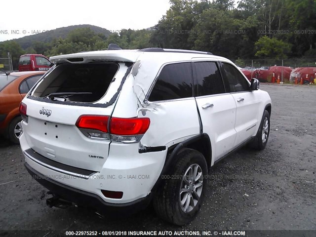 1C4RJEBGXFC734826 - 2015 JEEP GRAND CHEROKEE LIMITED WHITE photo 6