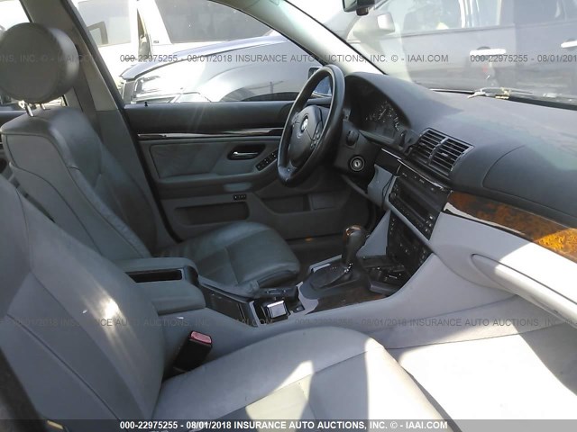 WBADT63471CF12347 - 2001 BMW 530 I AUTOMATIC SILVER photo 5