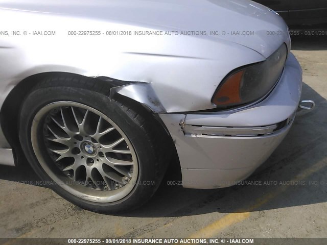 WBADT63471CF12347 - 2001 BMW 530 I AUTOMATIC SILVER photo 6