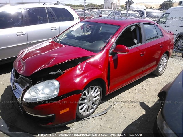 3VWRA71K78M164283 - 2008 VOLKSWAGEN JETTA WOLFSBURG 红色 照片 2
