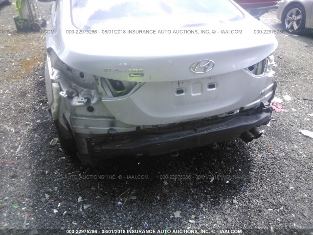 KMHDH6AE3DU016825 - 2013 HYUNDAI ELANTRA COUPE GS/SE SILVER photo 6