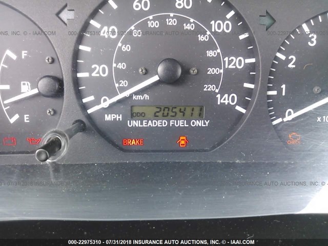 JT2BG22K4V0006057 - 1997 TOYOTA CAMRY LE/XLE GREEN photo 7