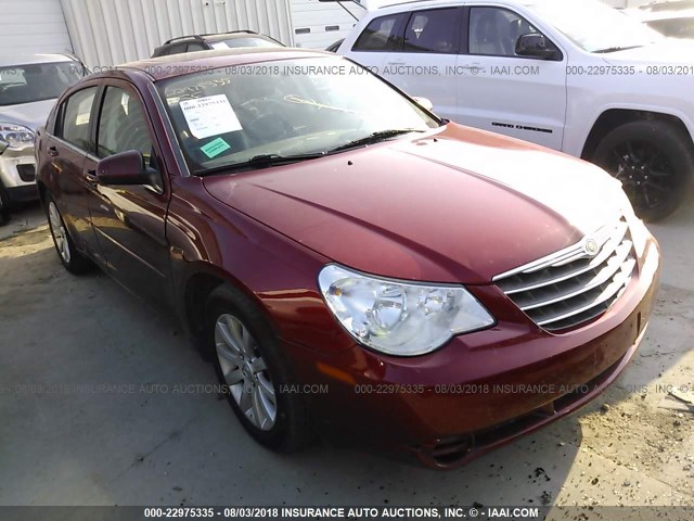 1C3CC5FD9AN194600 - 2010 CHRYSLER SEBRING LIMITED RED photo 1