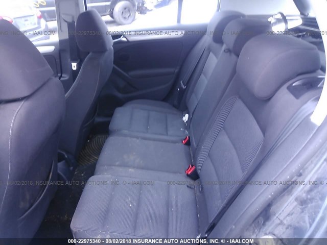 WVWDB7AJ0AW334944 - 2010 VOLKSWAGEN GOLF GRAY photo 8