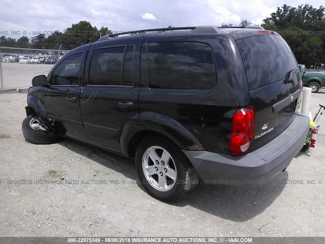 1D8HD38N98F148053 - 2008 DODGE DURANGO SXT BLACK photo 3