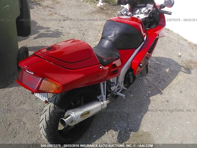 JH2RC3602RM400839 - 1994 HONDA VFR750 F RED photo 4