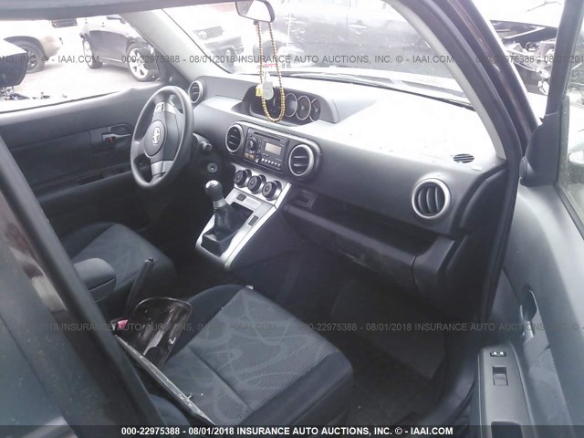JTLZE4FE1CJ006346 - 2012 TOYOTA SCION XB Бордовый фото 5