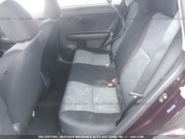 JTLZE4FE1CJ006346 - 2012 TOYOTA SCION XB Бордовый фото 8