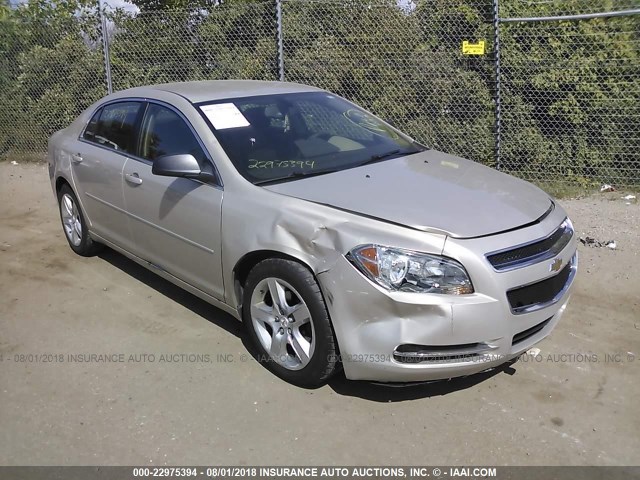 1G1ZG57B894152226 - 2009 CHEVROLET MALIBU LS ოქროსფერი ფოტო 1