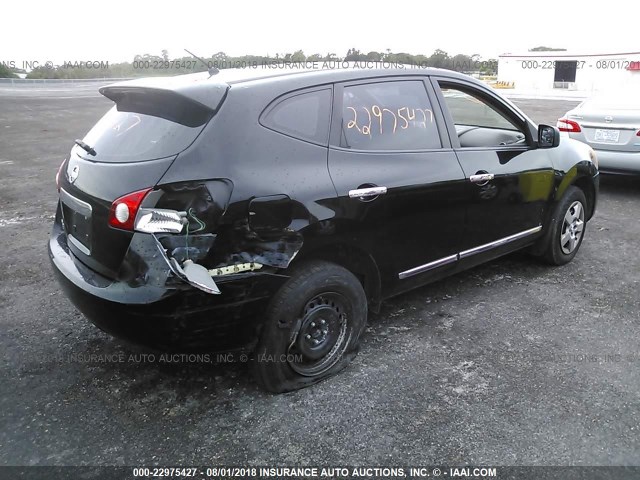 JN8AS5MT8BW162883 - 2011 NISSAN ROGUE S/SV/KROM BLACK photo 4