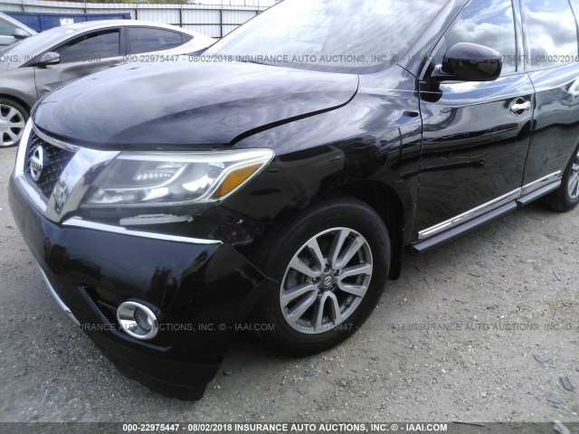 5N1AR2MM5FC635172 - 2015 NISSAN PATHFINDER S/SV/SL/PLATINUM 黑色 照片 6