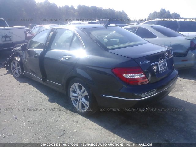 WDDGF8AB9DA812284 - 2013 MERCEDES-BENZ C 300 4MATIC GRAY photo 3