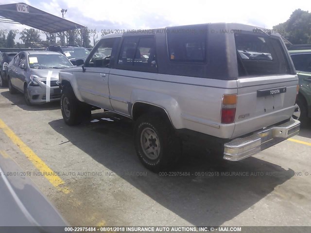 JT3RN64W9G0014827 - 1986 TOYOTA 4RUNNER SILVER photo 3