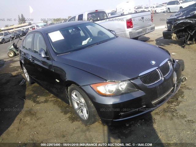 WBAVC53598FZ86653 - 2008 BMW 328 I SULEV GRAY photo 1