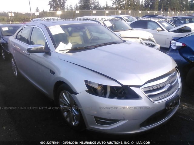 1FAHP2FWXBG149327 - 2011 FORD TAURUS LIMITED SILVER photo 1