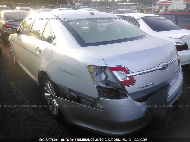 1FAHP2FWXBG149327 - 2011 FORD TAURUS LIMITED SILVER photo 3