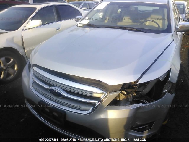 1FAHP2FWXBG149327 - 2011 FORD TAURUS LIMITED SILVER photo 6