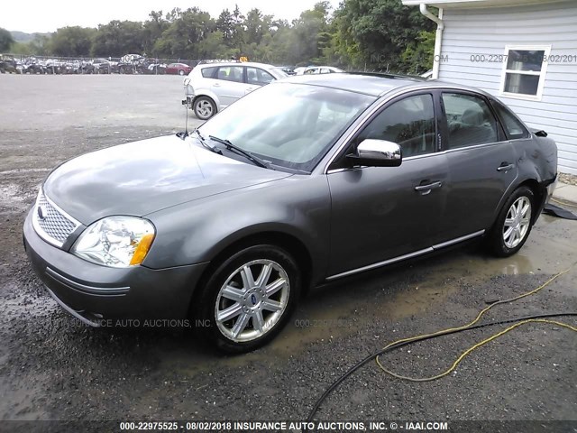 1FAHP28126G181406 - 2006 FORD FIVE HUNDRED LIMITED GRAY photo 2