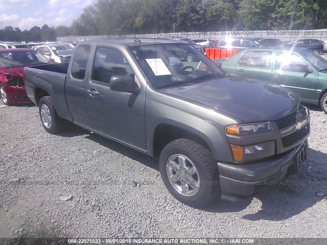 1GCESCDE1A8106967 - 2010 CHEVROLET COLORADO LT GRAY photo 1