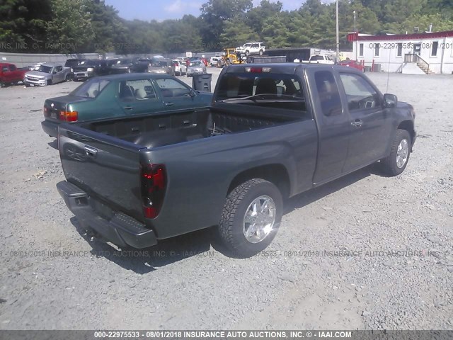 1GCESCDE1A8106967 - 2010 CHEVROLET COLORADO LT GRAY photo 4