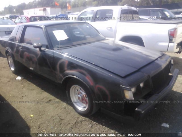 1G4GM1178HP417711 - 1987 BUICK REGAL LIMITED 黑色 照片 1