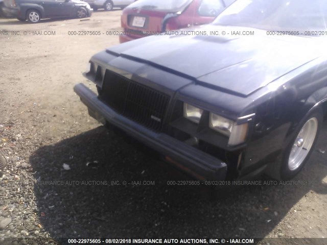 1G4GM1178HP417711 - 1987 BUICK REGAL LIMITED 黑色 照片 6