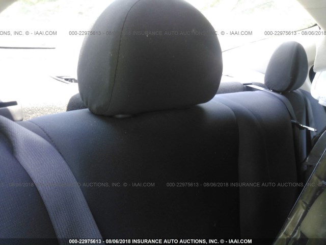 3N1CN7APXCL804688 - 2012 NISSAN VERSA S/SV/SL BLACK photo 8