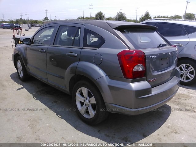 1B3CB3HA3BD237827 - 2011 DODGE CALIBER MAINSTREET GRAY photo 3