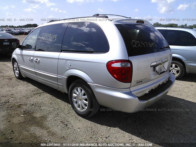 2C4GP54L22R532080 - 2002 CHRYSLER TOWN & COUNTRY LXI SILVER photo 3