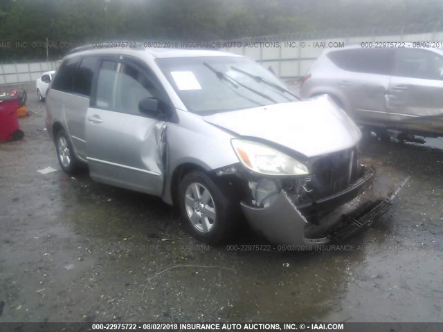 5TDZA22CX4S204296 - 2004 TOYOTA SIENNA XLE/XLE LIMITED SILVER photo 1