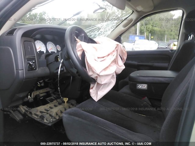 3D7KS28D45G725907 - 2005 DODGE RAM 2500 ST/SLT 银色 照片 5