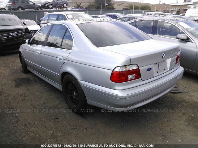 WBADT63471CF08234 - 2001 BMW 530 I AUTOMATIC SILVER photo 3